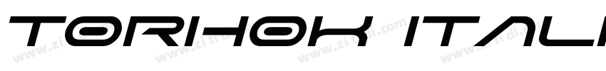 Torhok Italic字体转换
